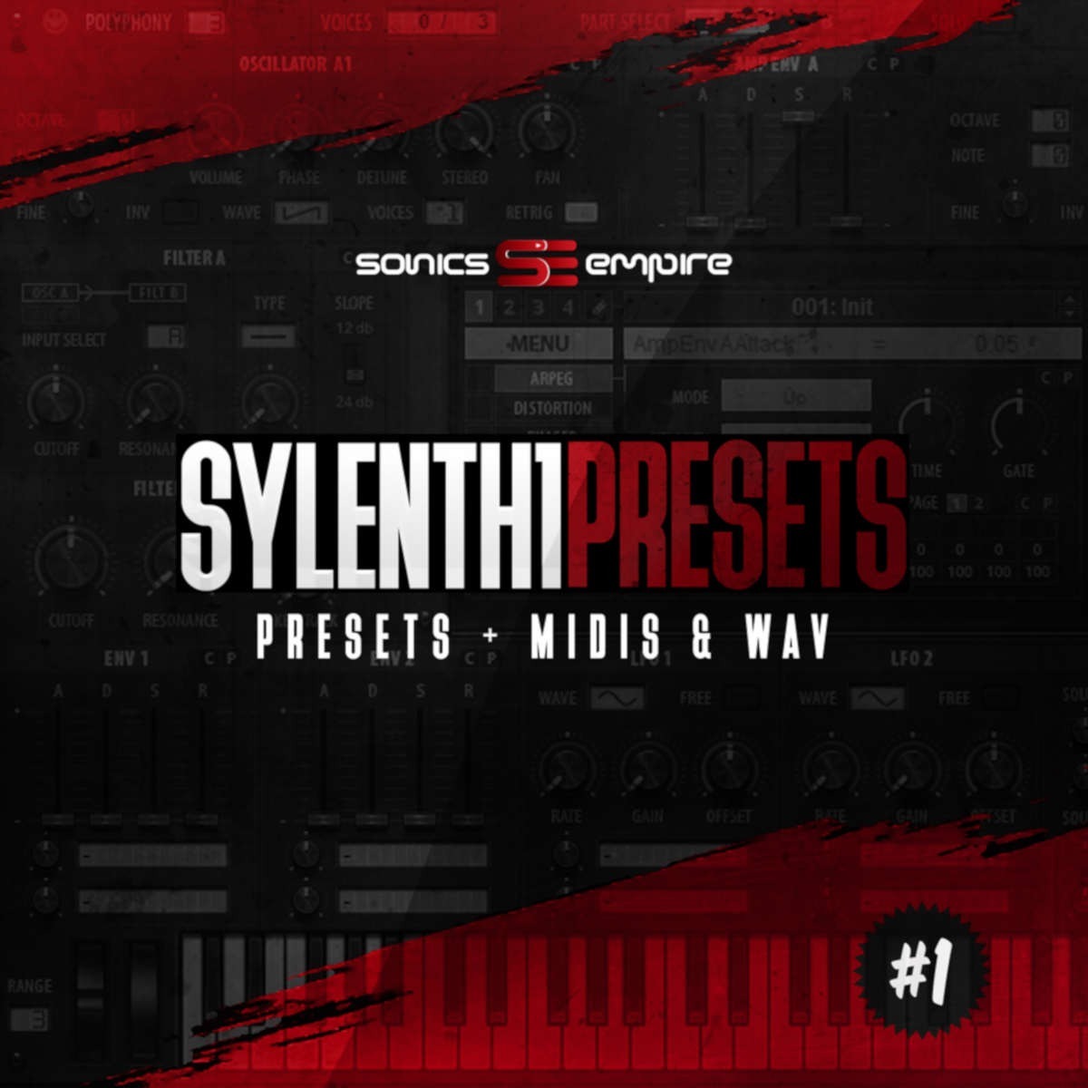 Sonics Empire - Sylenth1 Presets Vol.1 Presets Software GUI Artwork